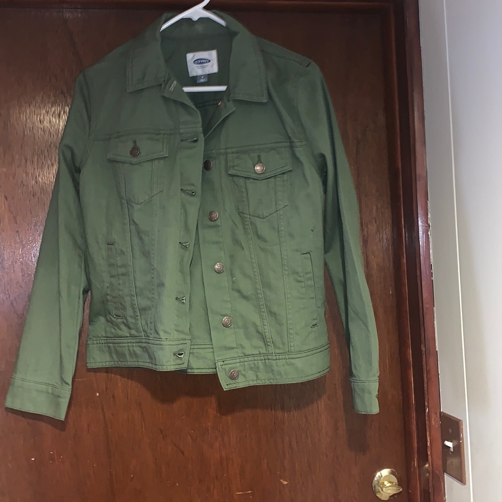 Green Old Navy Denim jacket